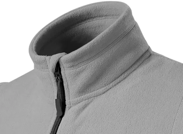 Fleecová vesta kontrastná - Zdvihnutý golier proti chladu na krku