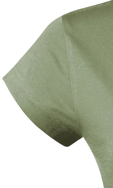 Dámske tričko zúžené s okrúhlym výstrihom - Krátke rukávy