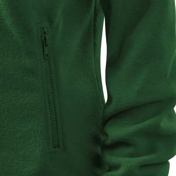 Dámska bunda fleecová - Praktické vrecká so zipsom