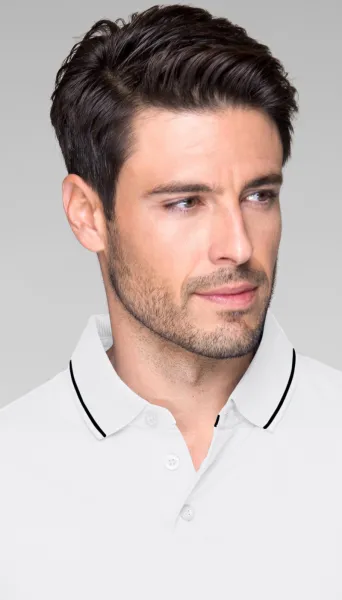 Pánska kontrastná polokošeľa - Zapínanie na 3 gombíky