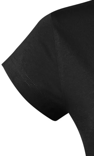 Dámske tričko zúžené s okrúhlym výstrihom - Krátke rukávy