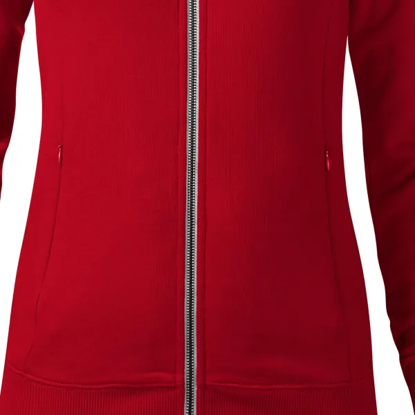 Dámska mikina so skrytými vreckami - Voľný strih s bočnými švami