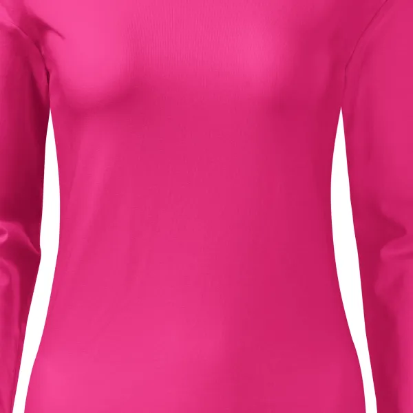 Dámske tričko priliehavé s dlhým rukávom - Jemne zúžený strih