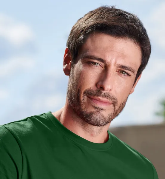 Pánske tričko jednoduché - Klasický okrúhly výstrih