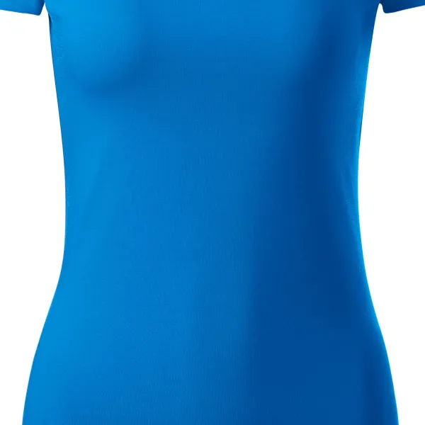 Dámske tričko s ozdobným prešitím - Priliehavý, zúžený strih