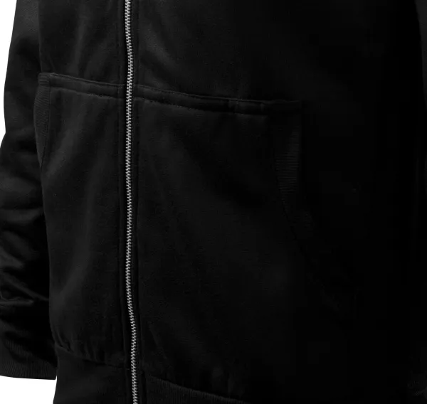 Pánska mikina jednoduchá bez kapucne - Vrecká v štýle klokanky