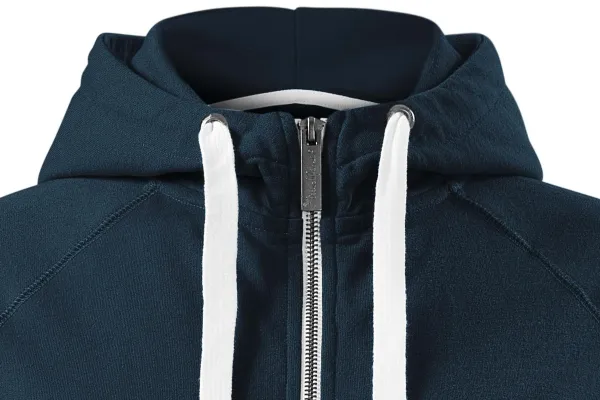 Dámska mikina kontrastná, s kapucňou - Kapucňa so šnúrkami na stiahnutie