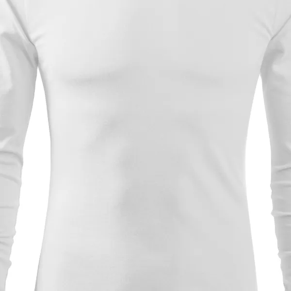 Pánske tričko s dlhým rukávom - Mierne priliehavý strih