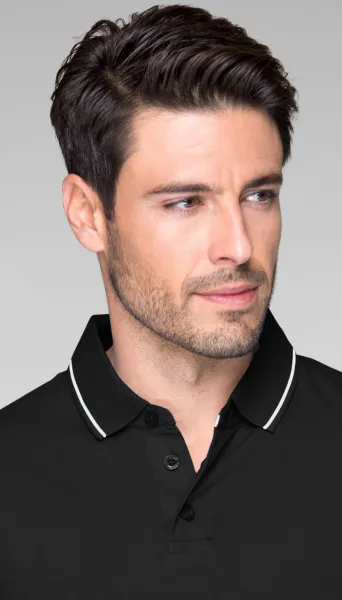 Pánska kontrastná polokošeľa - Zapínanie na 3 gombíky