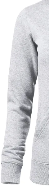 Dámska mikina bez zipsu s kapucňou - Klasické dlhé rukávy