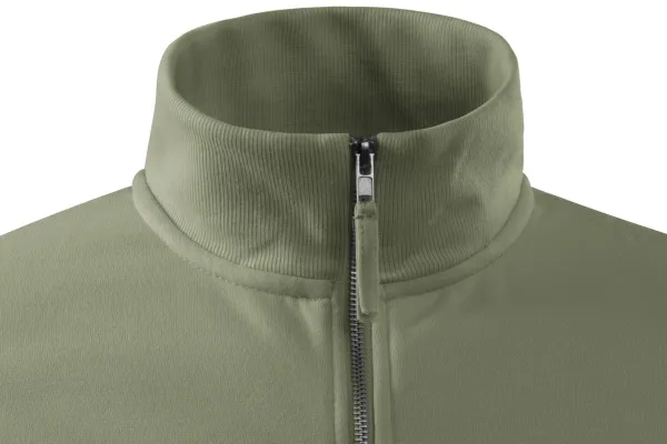 Pánska mikina jednoduchá bez kapucne - Vysoký golier