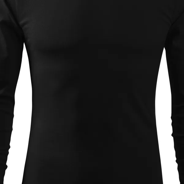 Pánske tričko s dlhým rukávom - Mierne priliehavý strih