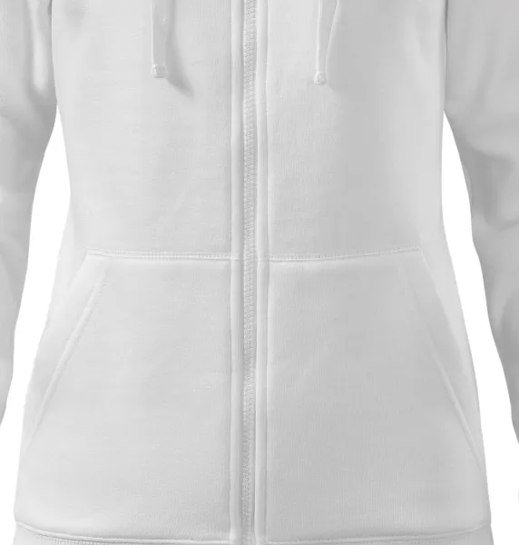 Dámska mikina s kapucňou - Zúžený strih s bočnými švami