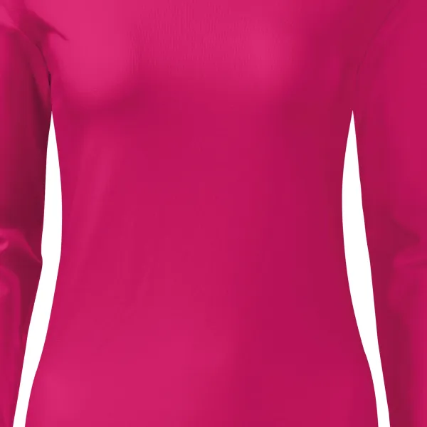 Dámske tričko priliehavé s dlhým rukávom - Jemne zúžený strih