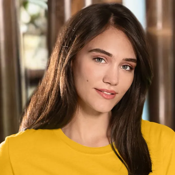 Dámske tričko klasické - Klasický okrúhly výstrih