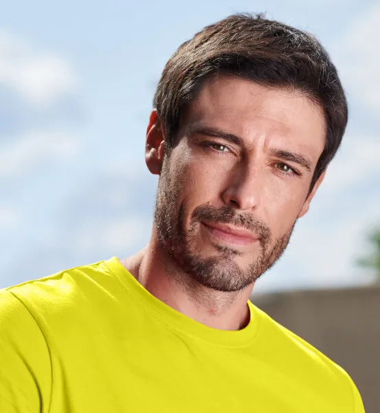 Pánske tričko jednoduché - Klasický okrúhly výstrih