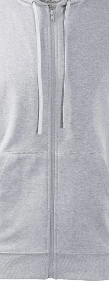 Pánska mikina s kapucňou - Zips vo farbe mikiny