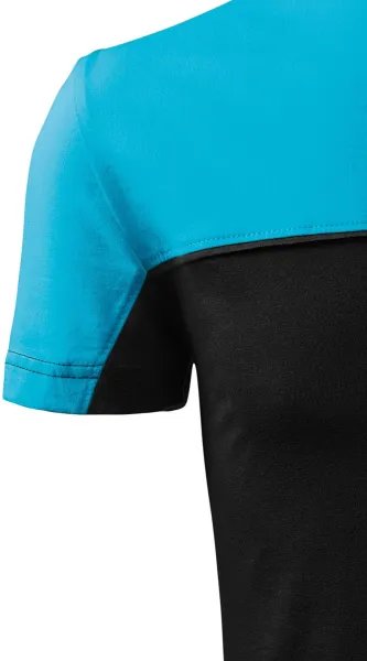 Tričko dvojfarebné - Klasické krátke rukávy