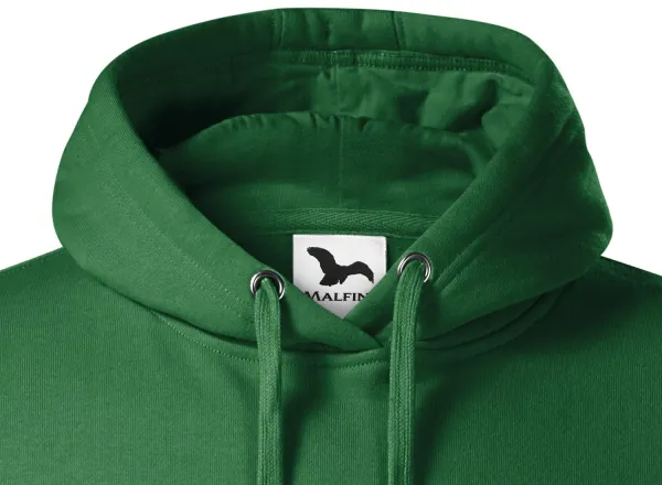 Pánska mikina bez zipsu s kapucňou - Kapucňa so šnúrkami na stiahnutie