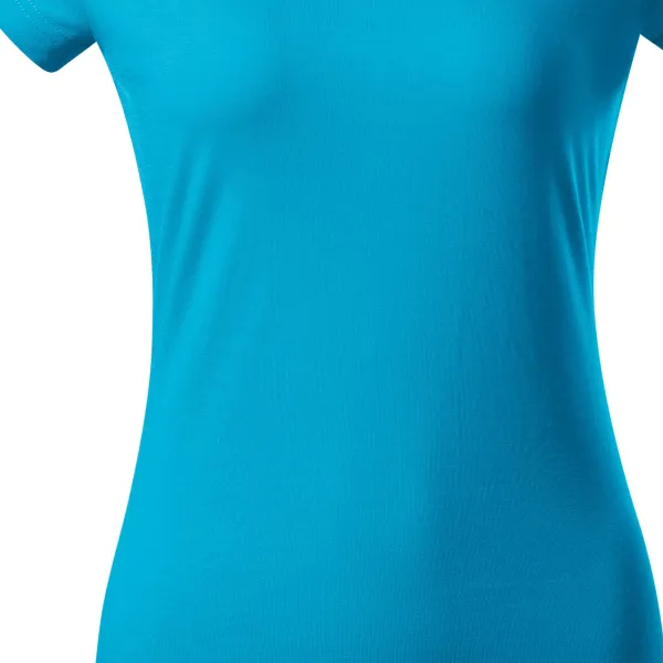 Dámske tričko s V-výstrihom zúžené - Jemne zúžený strih