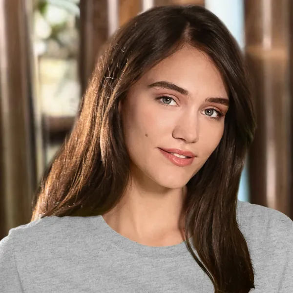 Dámske tričko klasické - Klasický okrúhly výstrih