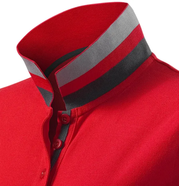 Dámska polokošeľa s golierom hore - Golier s dvoma spôsobmi nosenia