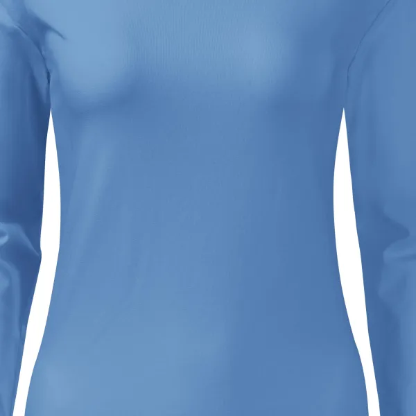 Dámske tričko priliehavé s dlhým rukávom - Jemne zúžený strih