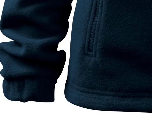 Dámska bunda fleecová - Dlhé rukávy s pružným koncom