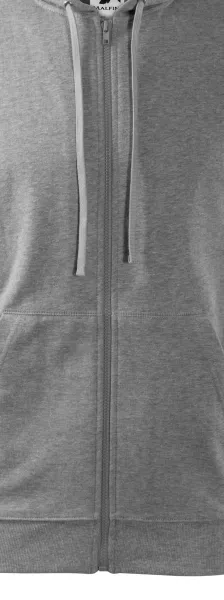 Pánska mikina s kapucňou - Zips vo farbe mikiny