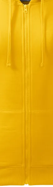 Dámska mikina s kapucňou - Zips vo farbe mikiny