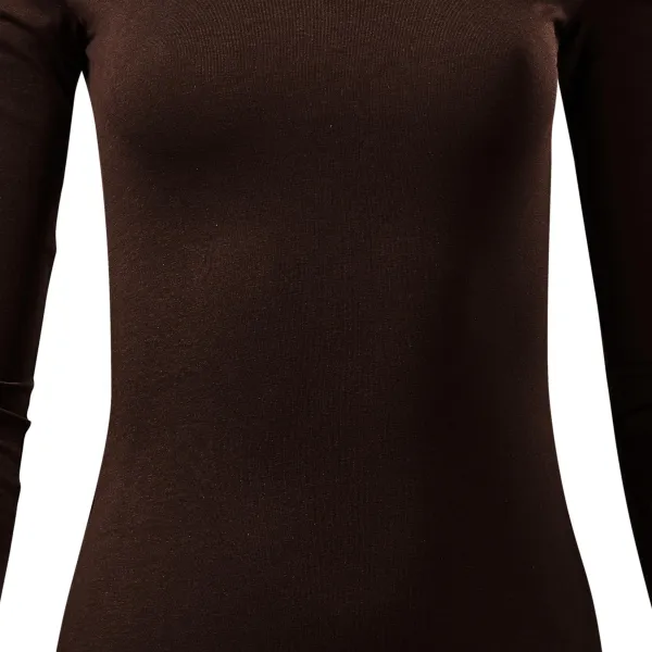 Dámske tričko s dlhými rukávmi - Mierne priliehavý strih