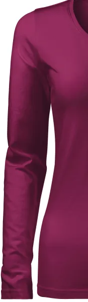 Dámske tričko priliehavé s dlhým rukávom - Klasické dlhé rukávy