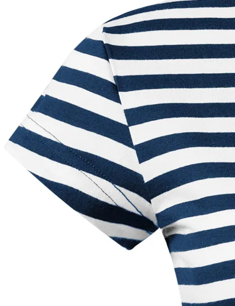 Tričko námornícke dámske - Veľmi krátke rukávy