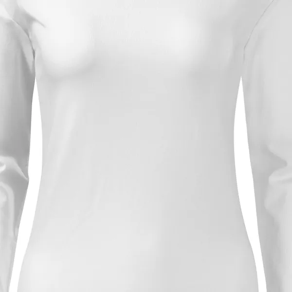 Dámske tričko priliehavé s dlhým rukávom - Jemne zúžený strih