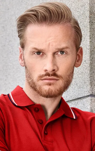 Pánska polokošeľa klasická - Zapínanie na 3 gombíky