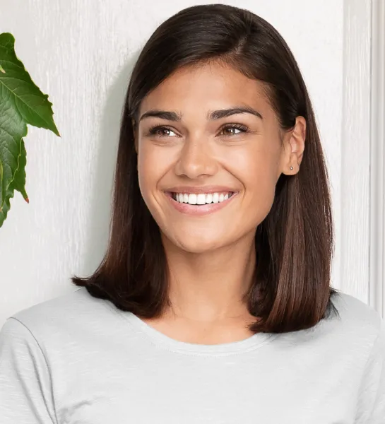 Dámske tričko, štruktúrovaná organická bavlna - Klasický okrúhly výstrih