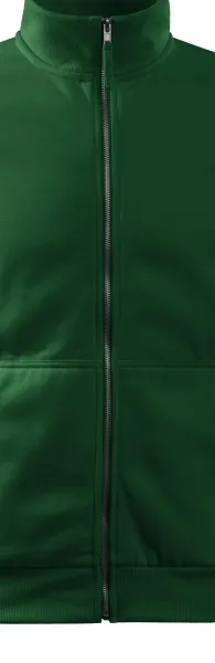 Pánska mikina jednoduchá bez kapucne - Kovový zips