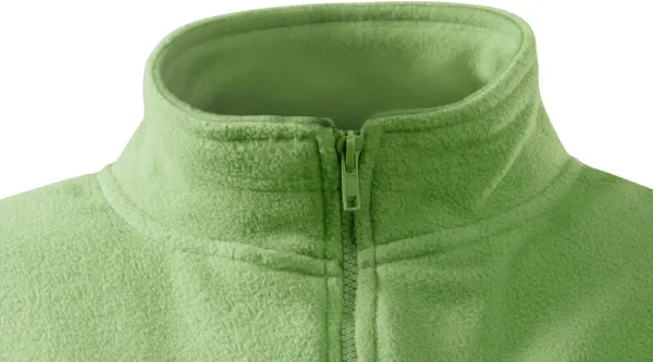 Dámska bunda fleecová - Zapínanie na zips až ku brade