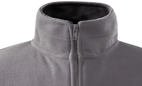 Pánska fleecová bunda - Zapínanie na zips až ku brade
