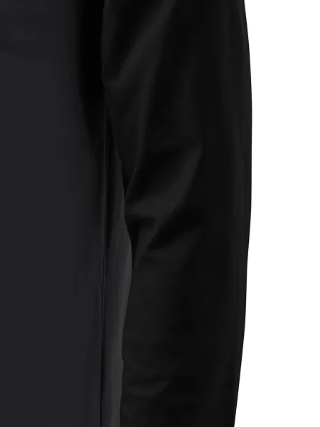 Pánske tričko s dlhým rukávom, kontrastné - Strih s bočnými švami