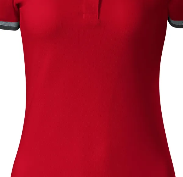 Dámske šaty s golierom hore - Jemne zúžený strih