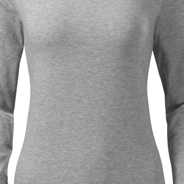 Dámske tričko priliehavé s dlhým rukávom - Jemne zúžený strih