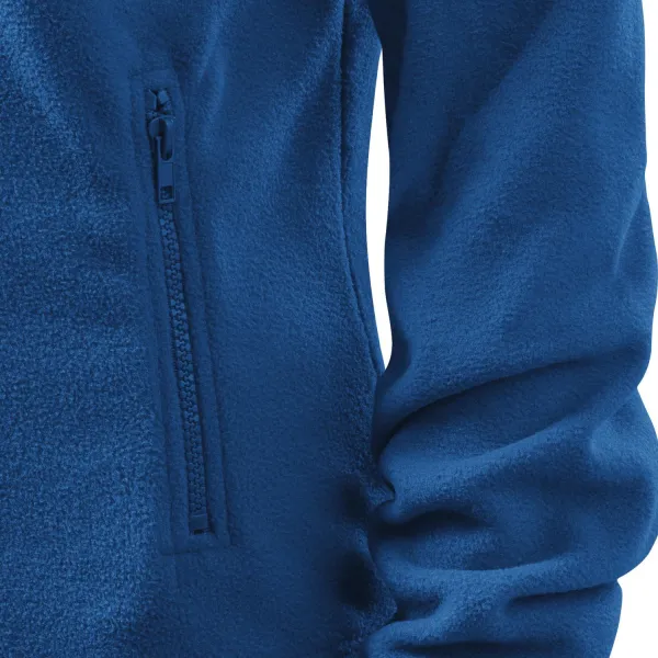 Dámska bunda fleecová - Praktické vrecká so zipsom