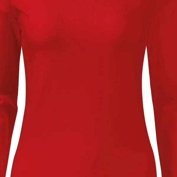 Dámske tričko priliehavé s dlhým rukávom - Jemne zúžený strih