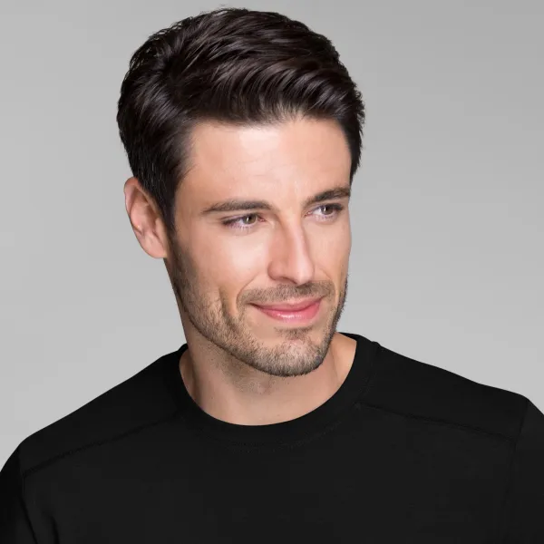 Pánske tričko ozdobené - Klasický okrúhly výstrih