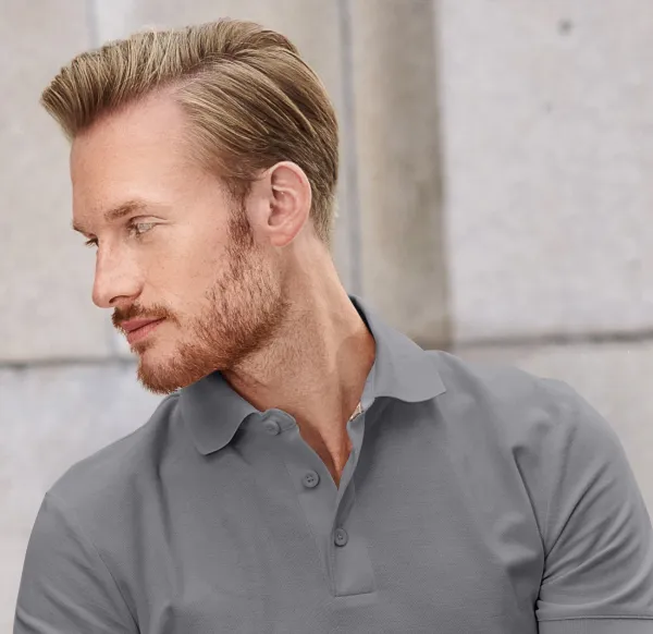 Pánska polokošeľa z organickej bavlny - Zapínanie na 3 gombíky