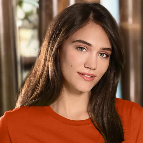 Dámske tričko klasické - Klasický okrúhly výstrih