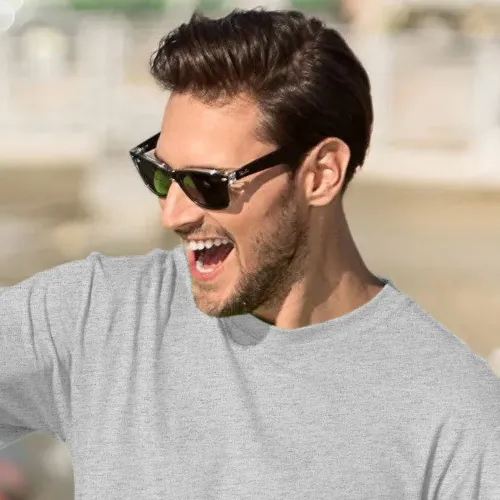 Pánske tričko klasické - Klasický okrúhly výstrih