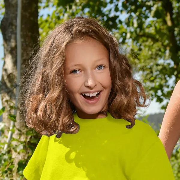 Detské tričko jednoduché - Klasický okrúhly výstrih