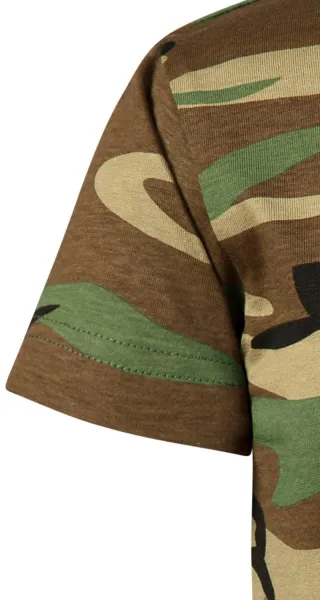 Detské tričko maskáčové - Klasické krátke rukávy